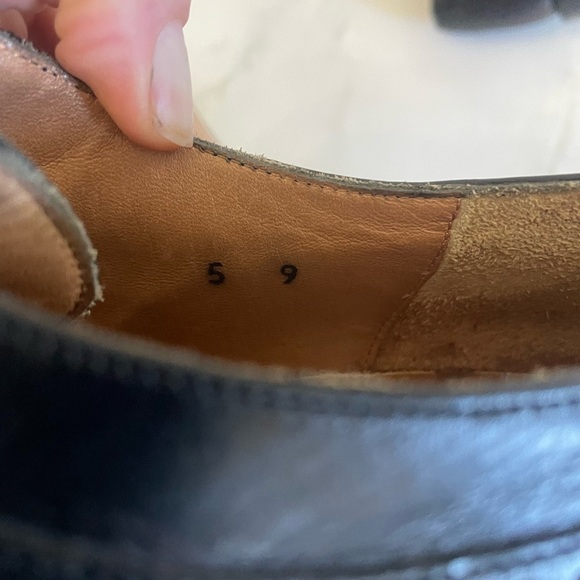 Rangoni Firenze Black Italian Leather Men’s Oxford Dress Shoe size 9 - Picture 11 of 11